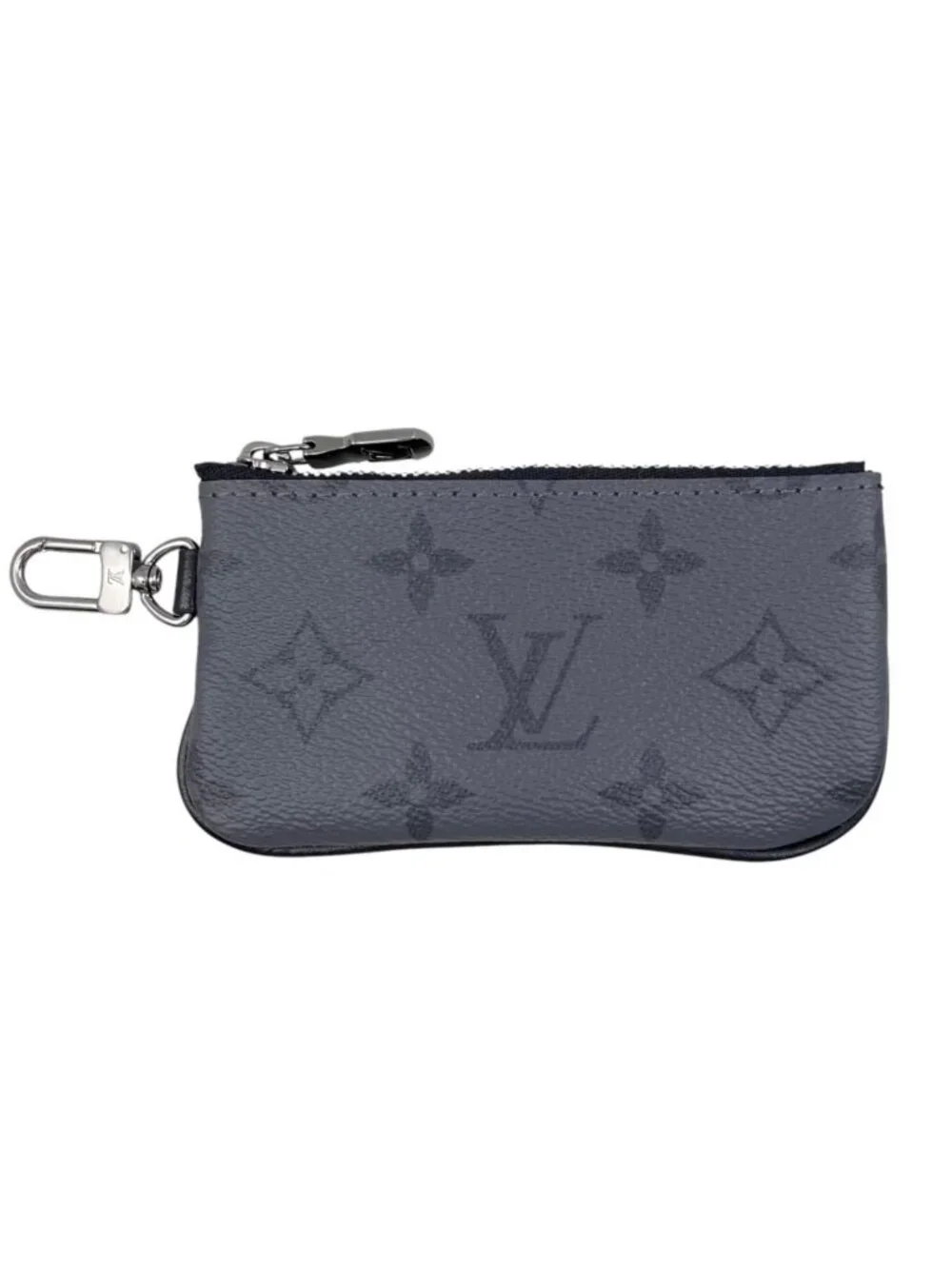 Louis Vuitton Shoulder Bag Trio Messenger Monogram Eclipse Reverse Black Gray